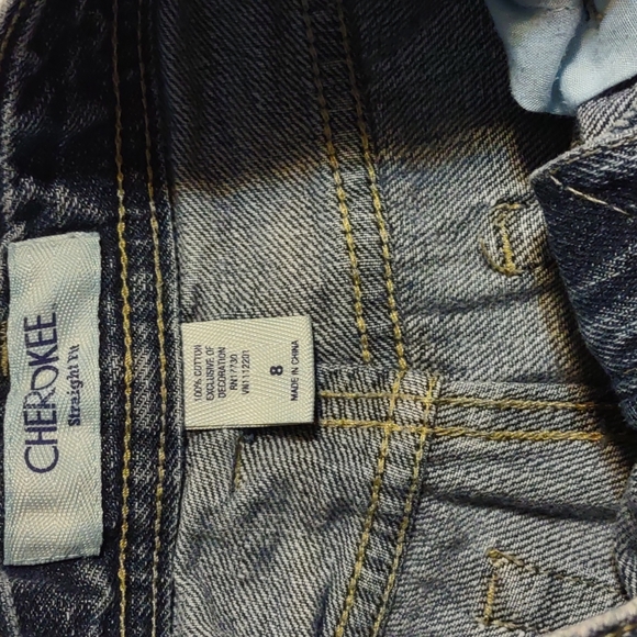 Distressed Denim Shorts Girl's size 8 - Picture 7 of 9